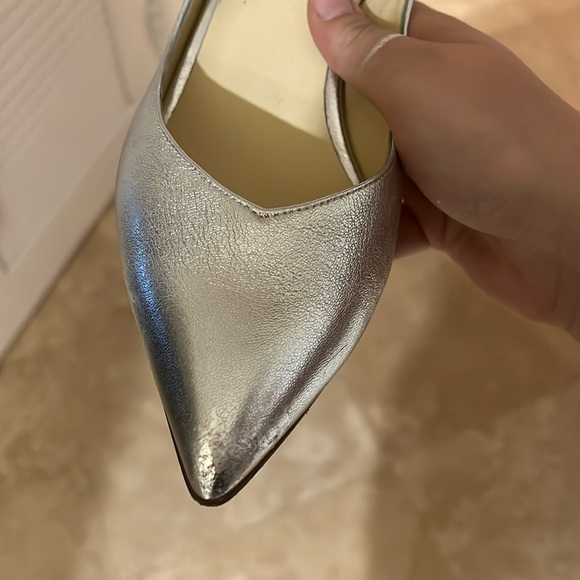 Sarah Flint silver slingback heels - Picture 3 of 7